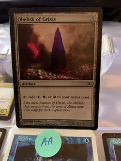 MTG Obelisk of Grixis Shards of Alara 214/249 Regular Common - Image 1