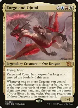 Zurgo and Ojutai - Foil MOM LP MTG - Image 1