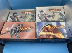 Mtg X4 Empty Booster Boxes (dessension, Scourge,x2 Onslaught) For Display - Image 1