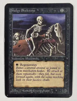 Drudge Skeletons Alpha MP Moderate Play MTG Magic The Gathering B - Image 1