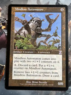 1x Mindless Automaton Time Spiral Timeshifted LP MTG Magic the Gathering x1 MKE - Image 1