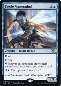 Faerie Mastermind - March of the Machine - Magic MTG NM - Image 1