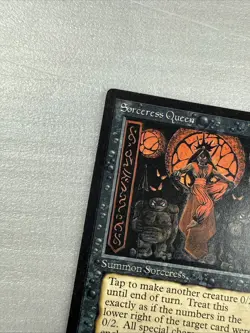 Magic the Gathering Sorceress Queen Arabian Nights NM h - Image 5