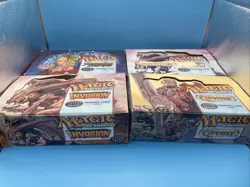 X4 Empty Mtg Booster Boxes (Mercadian Masques, Invasion X2, Odyssey For Display - Image 2
