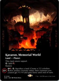 Kavaron, Memorial World (Borderless) - M - - Normal - Edge of Eternities - #281 - Image 1