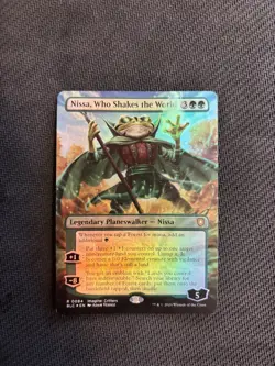 Nissa, Who Shakes the World (Borderless) Commander: Bloomburrow Foil - Image 1