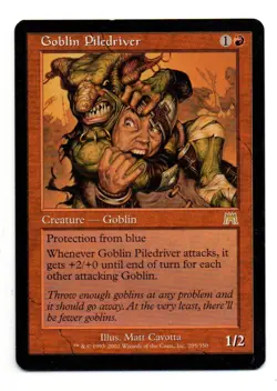 MTG Goblin Piledriver X1 Onslaught edition rare - Image 1