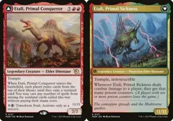 Etali, Primal Conqueror // Etali, Primal Sickness - Foil MOM LP MTG - Image 1
