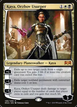 MTG Kaya, Orzhov Usurper Ravnica Allegiance MYTHIC RARE NM Magic the Gathering - Image 1
