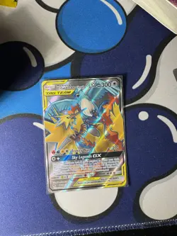 Pokemon TCG Moltres Zapdos Articuno GX Tag Team Hidden Fates 66/68 Secret Rare - Image 4