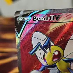 2022 Beedrill V 160/189 Sword & Shield/Astral Radiance Holo Full Art POKEMON TCG - Image 2