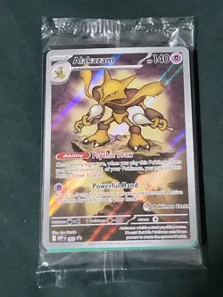 Alakazam 009 Mega Evolutions Pokemon Center Promo - Image 1