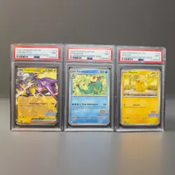 Pikachu Feraligatr Toxtricity Pokemon Illustration Contest 2024 Set PSA 9 - Image 2
