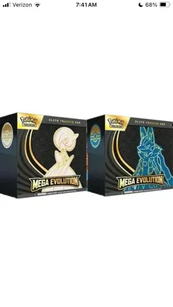 SET of 2!!! Elite Trainer Box Mega Evolution ME01 Pokemon TCG - Image 1