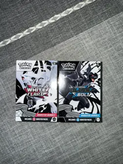 Pokemon TCG Black Bolt and White Flare Booster Bundle PAIR - ✅ IN HAND + SEALED✅ - Image 1