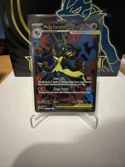 Pokemon TCG: Mega Lucario Ex 160/132 English Mega Evolution UR FULL ART - Image 1