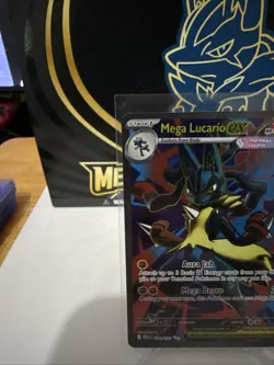 Pokemon TCG: Mega Lucario Ex 160/132 English Mega Evolution UR FULL ART - Image 2