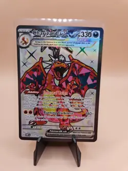 2023 Pokemon Obsidian Flames Charizard ex 215 Ultra Rare - Image 1