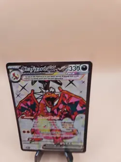 2023 Pokemon Obsidian Flames Charizard ex 215 Ultra Rare - Image 2
