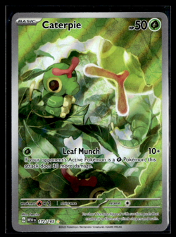 Caterpie Illustration Rare #172/165 - Scarlet & Violet 151 - NM/M Pokemon TCG - Image 1