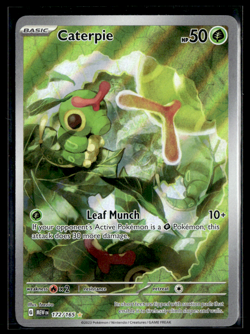 Caterpie Illustration Rare #172/165 - Scarlet & Violet 151 - NM/M Pokemon TCG - Image 3