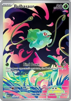 Pokemon Bulbasaur IR Mega Evolution 133/132 English - NM (MORE RARE THAN PROMO) - Image 1