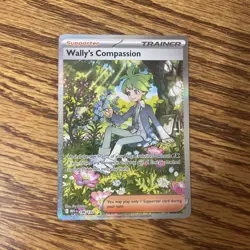 Wally's Compassion 186/132 Special Illustration Rare Pokemon Mega Evolution NM - Image 1