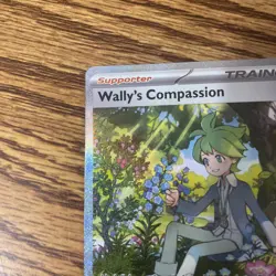 Wally's Compassion 186/132 Special Illustration Rare Pokemon Mega Evolution NM - Image 2