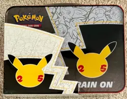 🔥Pokemon 25th Anniversary Celebrations Treasure Chest Tin Factory SEALED🔥 - Image 2