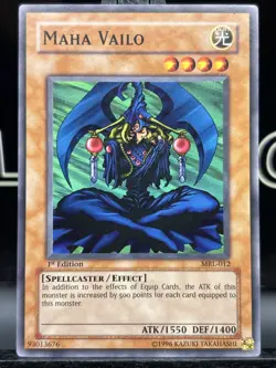 Yugioh Maha Vailo MRL-012 Super Rare 1st Ed NM - Image 3