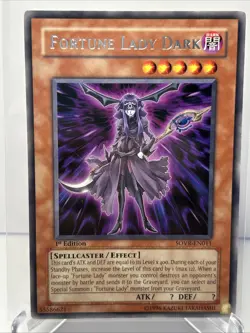 Fortune Lady Dark - NM - SOVR-EN011 - 1st Edition Rare - YuGiOh - Image 1