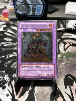 EOJ-EN032 Elemental Hero Phoenix Enforcer Ultimate Rare LP Yugioh English - Image 1