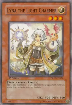 4x Near Mint Lyna the Light Charmer - TSHD-EN024 - Common - 1st Edition - YuGiOh - Image 1