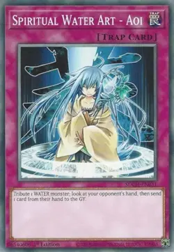 Spiritual Water Art - Aoi SDCH-EN031 1st Common NM Yu-Gi-Oh! DNA GAMES - Image 1