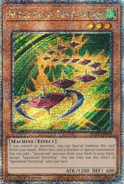 Yugioh! Speedroid Terrortop - MP24-EN040 - Quarter Century Secret Rare - 1st Edi - Image 1