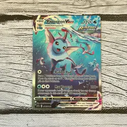 Vaporeon VMAX SWSH182 Sword & Shield Promo Holo Pokemon TCG Card - Image 3