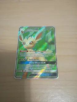 Leafeon GX 139/156 Full Art Sun & Moon Ultra Prism Pokemon Card - Image 1