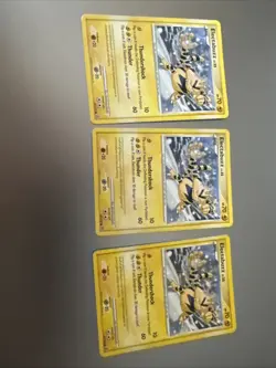 Lot Of 3 Electabuzz 87/132 Secret Wonders Regular - Pokemon Trading Card - Image 1
