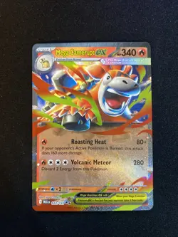 Mega Camerupt EX 022/132 Mega Evolution Holo Rare Pokemon Card NM - Image 1