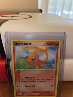 Pokemon Card TCG EX Crystal Guardians Charmander Reverse Holo Stamped 48/100 LP - Image 1