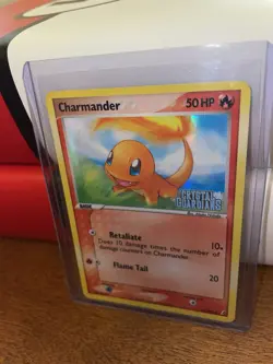 Pokemon Card TCG EX Crystal Guardians Charmander Reverse Holo Stamped 48/100 LP - Image 2