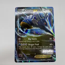 Kingdra EX 73/124 XY Fates Collide LP/MP Pokemon Card - Image 3