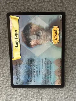 Harry Potter Trading Card Game TCG Harry Potter Wizard Foil 8/116 Rare Foil 2001 - Image 4