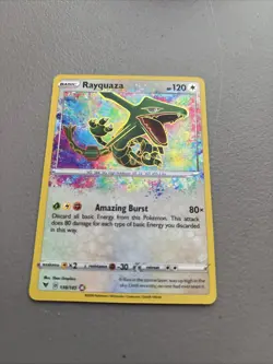 Pokemon TCG Vivid Voltage Rayquaza Holo Card 138/185 Amazing Rare - Image 3