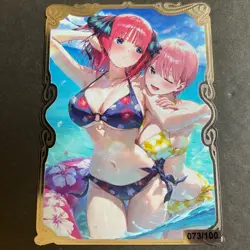 Goddess Story Gold METAL Card - Serial Number Double Sided! #073/100! Nino - Image 2