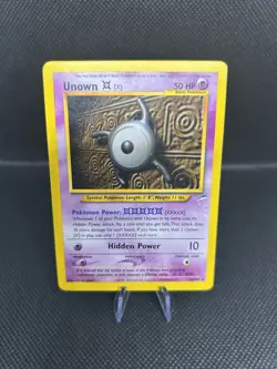 Unown [X] 30/105 Neo Destiny Card TCG Nintendo Pokemon - Image 1