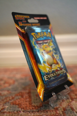 Pokemon TCG XY Evolutions Raichu Blister Booster Pack 5 Card Promo 2016 Sealed - Image 3