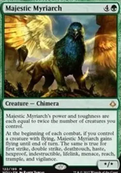 Moderate Play, English MTG Foil Majestic Myriarch - Foil Hour of Devastation Mag - Image 1