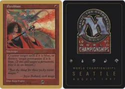 Light Play, English MTG Regular Pyroblast - Sideboard - Jakub Slemr - 1997 World - Image 1