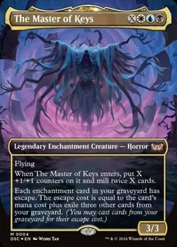 NM-Mint, English MTG Regular The Master of Keys - Borderless Commander: Duskmour - Image 1